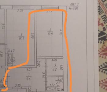 Продается 2-х комнатная квартира, 67,6 м²