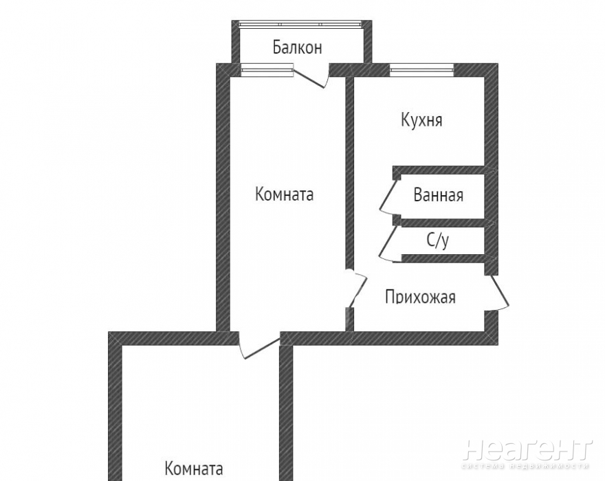 Продается 2-х комнатная квартира, 45,9 м²