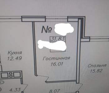 Продается 2-х комнатная квартира, 58 м²