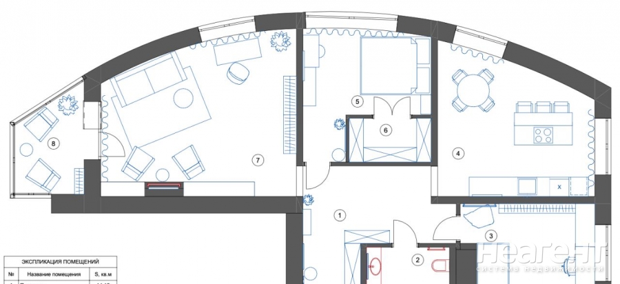 Продается 3-х комнатная квартира, 94,3 м²