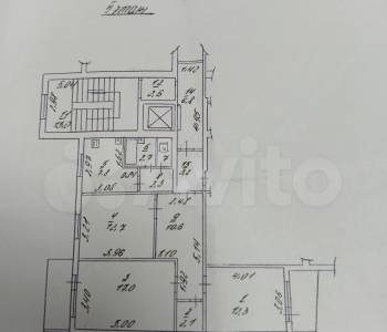 Продается 3-х комнатная квартира, 72,3 м²