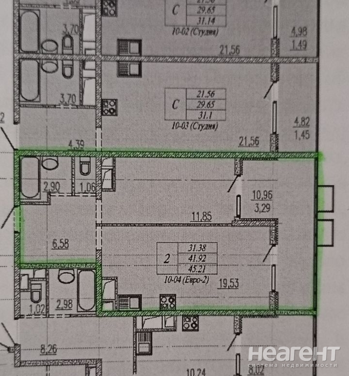 Продается 1-комнатная квартира, 50 м²