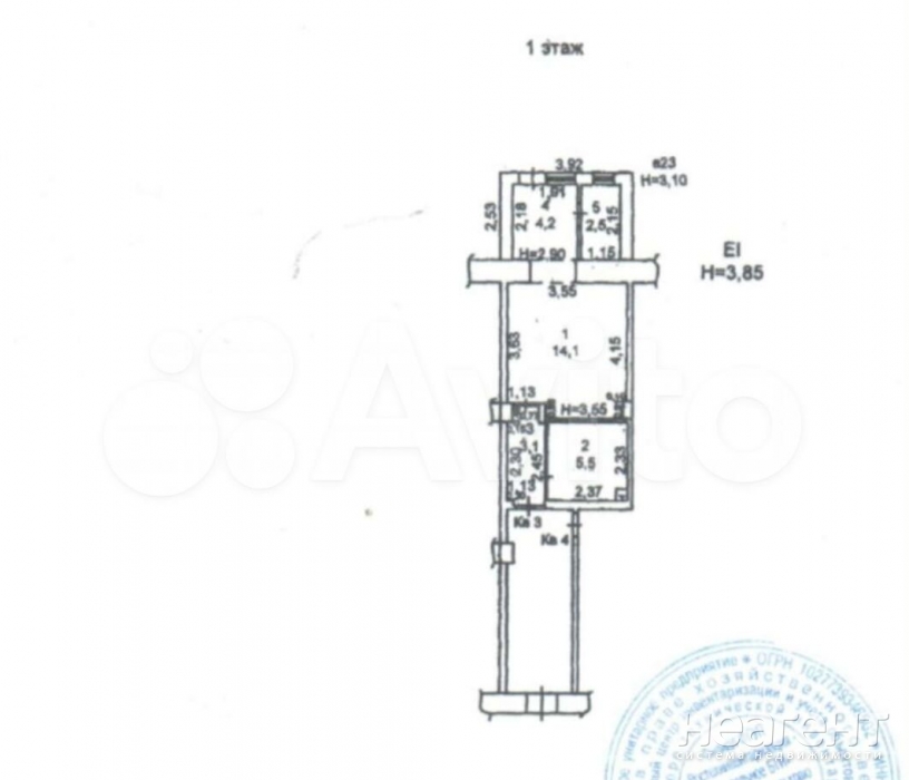 Продается 1-комнатная квартира, 30 м²