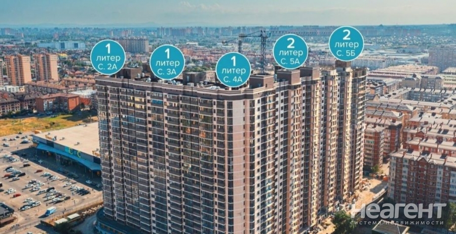 Продается 2-х комнатная квартира, 56,6 м²