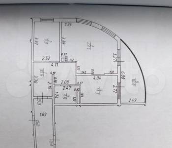 Продается 3-х комнатная квартира, 63 м²