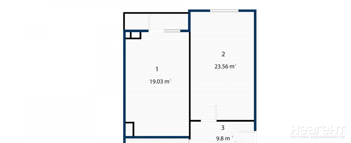 Продается 2-х комнатная квартира, 79 м²