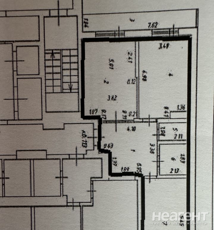 Продается 2-х комнатная квартира, 76 м²