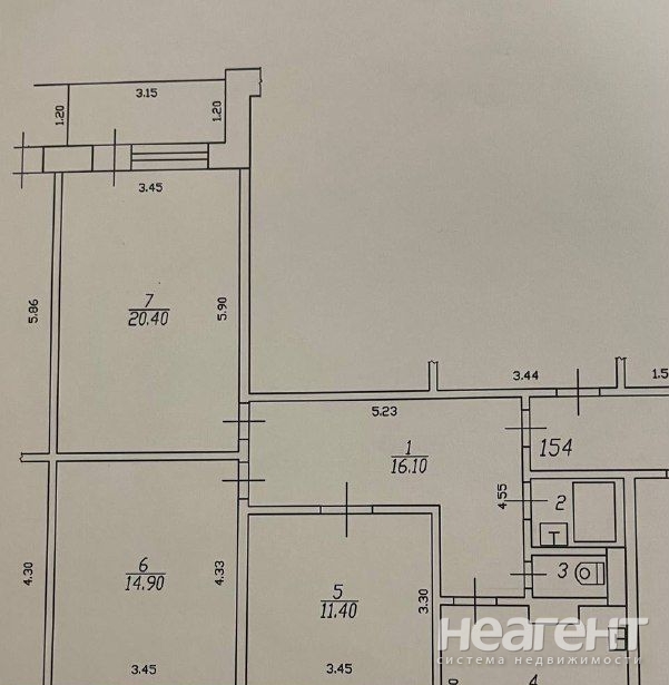 Продается 3-х комнатная квартира, 78 м²