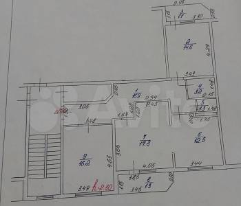 Продается 3-х комнатная квартира, 82,5 м²