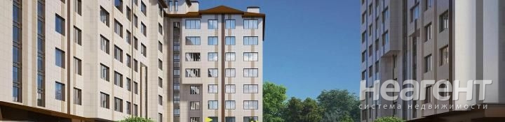 Продается 1-комнатная квартира, 45,7 м²