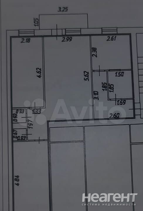 Продается 3-х комнатная квартира, 60 м²