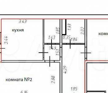 Продается 2-х комнатная квартира, 62,7 м²