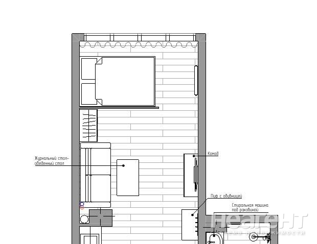 Сдается 1-комнатная квартира, 19,6 м²