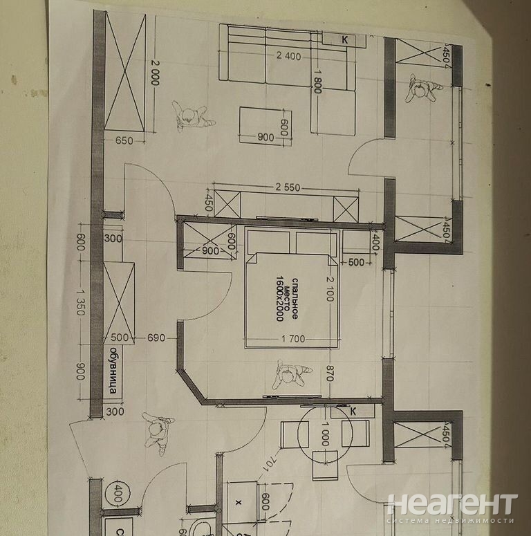 Продается 2-х комнатная квартира, 48 м²