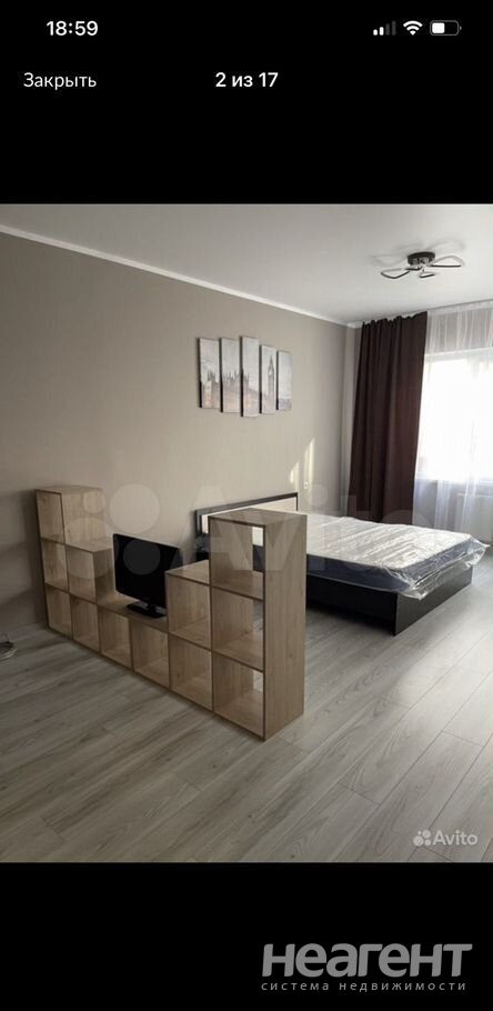 Сдается 1-комнатная квартира, 52 м²