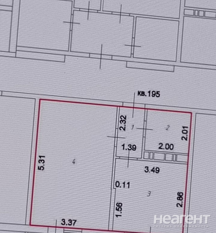 Продается 1-комнатная квартира, 34,9 м²