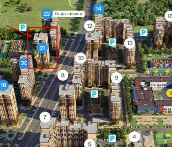 Продается 2-х комнатная квартира, 73,5 м²