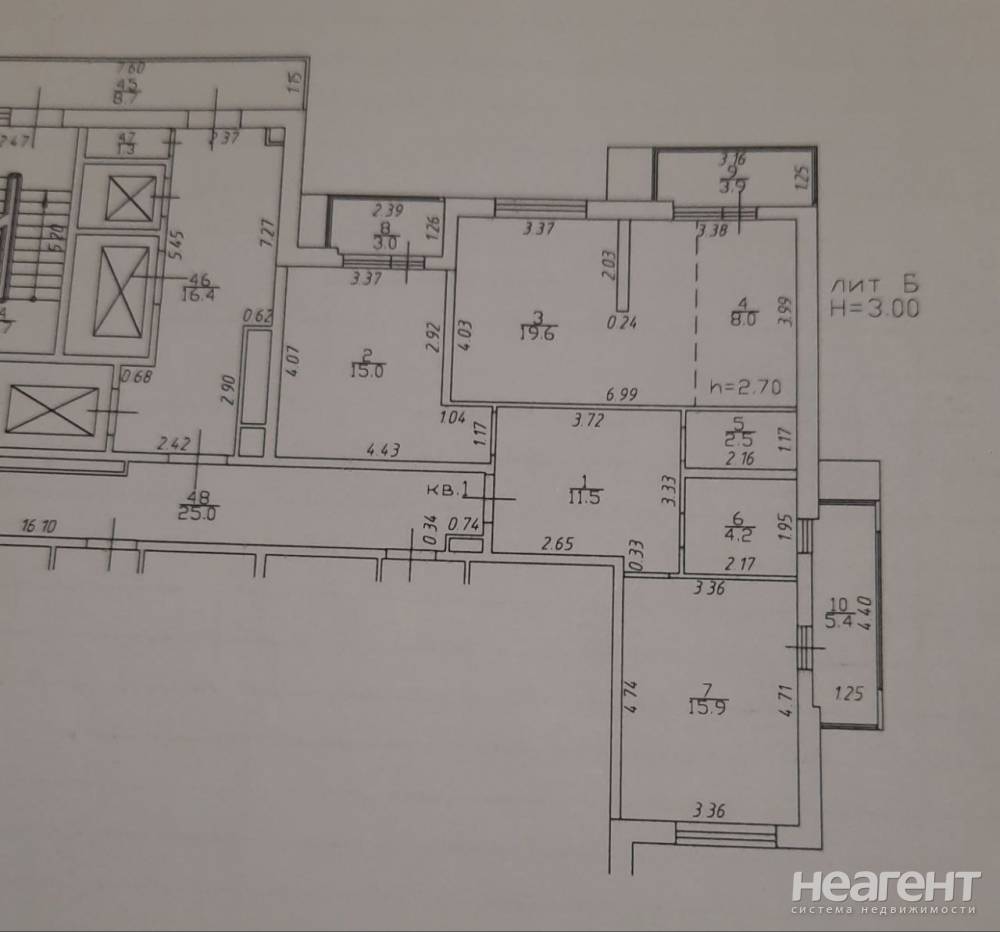 Продается 3-х комнатная квартира, 76,7 м²