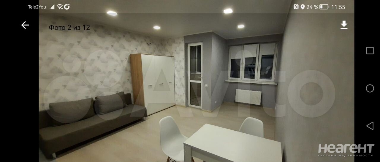 Продается 1-комнатная квартира, 27,6 м²