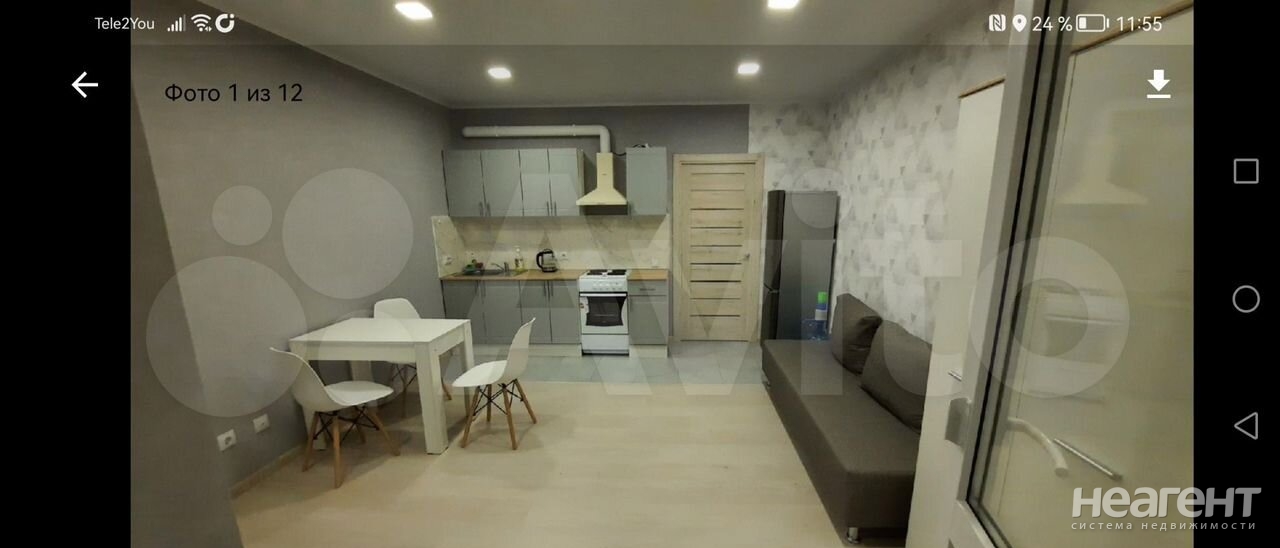 Продается 1-комнатная квартира, 27,6 м²