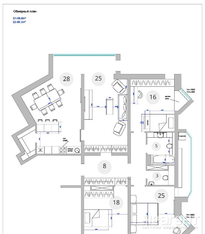 Продается Многокомнатная квартира, 138 м²