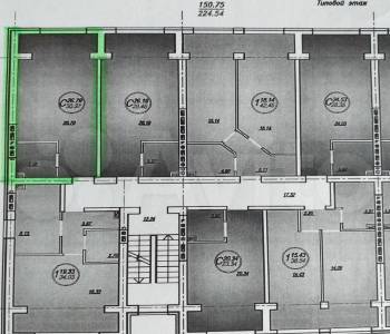 Продается 1-комнатная квартира, 30 м²