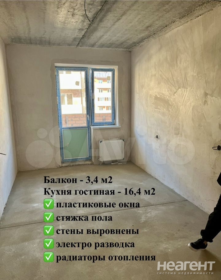 Продается 1-комнатная квартира, 35 м²