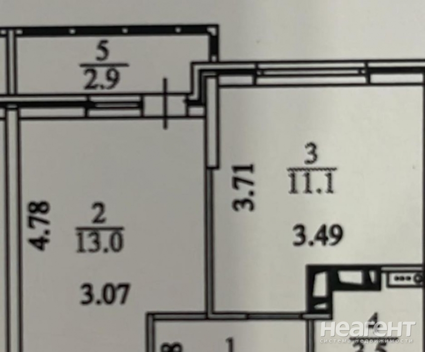 Продается 1-комнатная квартира, 32 м²