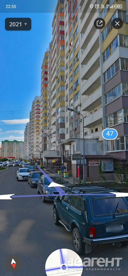 Продается 1-комнатная квартира, 37,5 м²