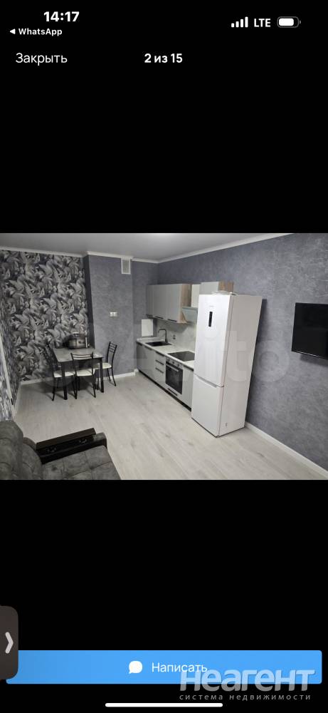 Сдается 2-х комнатная квартира, 60 м²