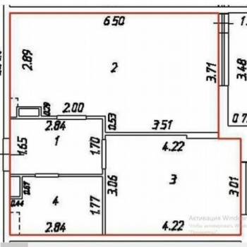 Продается 1-комнатная квартира, 44,3 м²