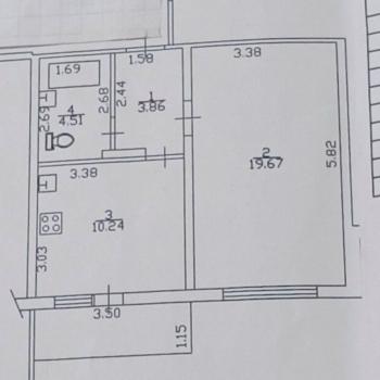 Продается 1-комнатная квартира, 40 м²