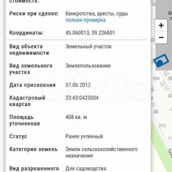 Продается Участок, 410 м²