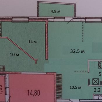 Продается 2-х комнатная квартира, 80 м²