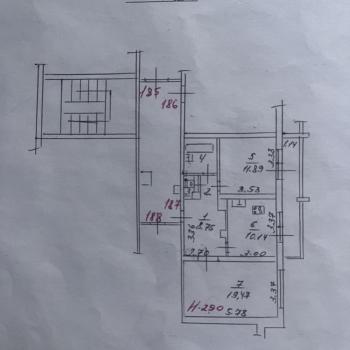Продается 2-х комнатная квартира, 59 м²