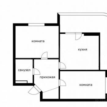 Продается 2-х комнатная квартира, 74 м²