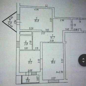 Продается 2-х комнатная квартира, 70 м²