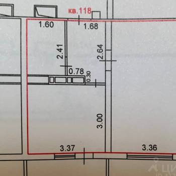 Продается 1-комнатная квартира, 37,5 м²