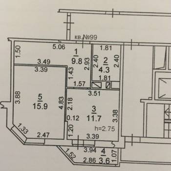 Продается 1-комнатная квартира, 42 м²
