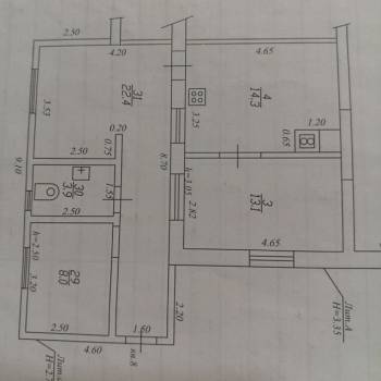 Продается 3-х комнатная квартира, 62,7 м²