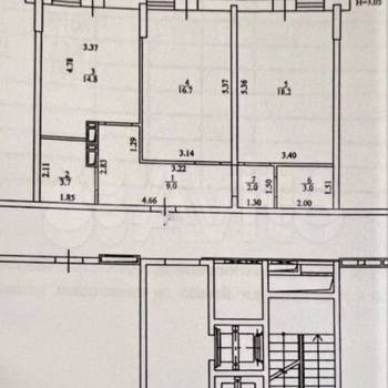 Продается 2-х комнатная квартира, 67,4 м²