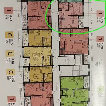 Продается 1-комнатная квартира, 31,8 м²