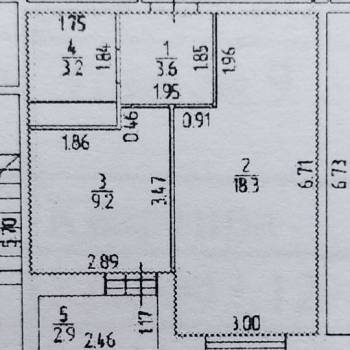 Продается 1-комнатная квартира, 34,3 м²