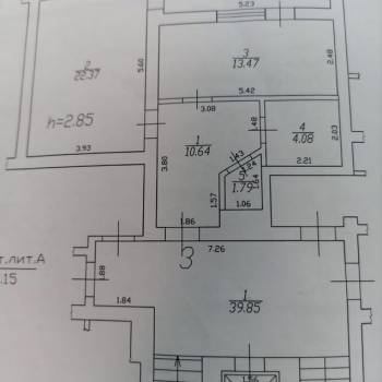 Продается 1-комнатная квартира, 52,4 м²