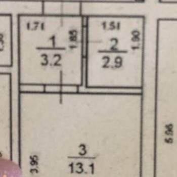 Продается 1-комнатная квартира, 19 м²