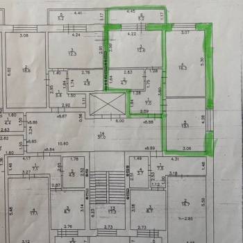 Продается 2-х комнатная квартира, 53,7 м²