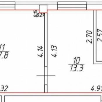 Продается 1-комнатная квартира, 37,4 м²