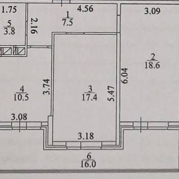 Продается 2-х комнатная квартира, 73,8 м²