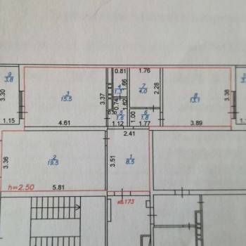 Продается 2-х комнатная квартира, 67,5 м²