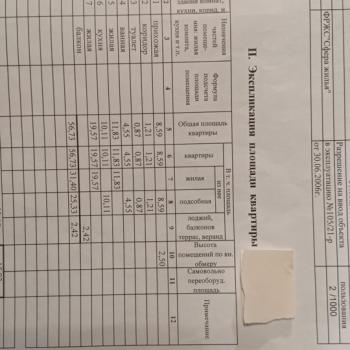 Продается 2-х комнатная квартира, 56,7 м²